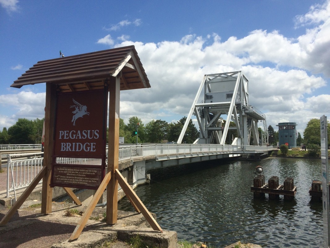 Normandy D-Day Landing Beaches - Sword Beach Pegasus Bridge